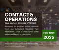 Your Markets Methods of Contact