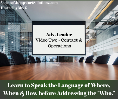 Adv. Leadership Video Two