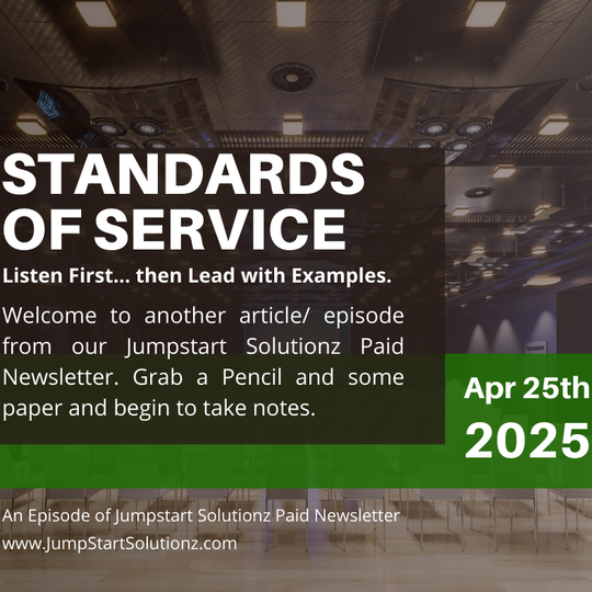Listen First... then Lead with Examples.
