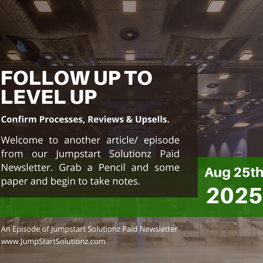 Confirm Processes, Reviews and Upsells
