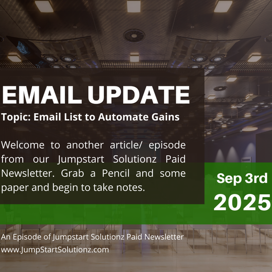 Sep 2025 Email Update